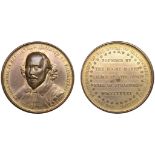 Eton College, for the Encouragement of the Study of Shakespeare, 1881, a gilt bronze medal,...