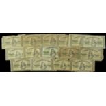 Dominion of Canada, 25 Cents (16), 1 March 1870, 8 without B below date, 7 with B under...