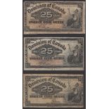 Dominion of Canada, 25 Cents (5), 2 January 1900, Boville signature (2), Saunders signature...