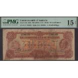 Commonwealth of Australia, &pound;10, ND (1927), serial number U/3 796580, Riddle and...