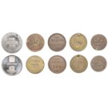 Miscellaneous Tokens and Checks, HEREFORDSHIRE, Hereford, Royal George, brass Threepence,...