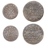 HERTFORDSHIRE, Sawbridgeworth, Jeremiah Herne, Halfpenny, 1669, 2.08g/9h (N 2264; BW. 181);...