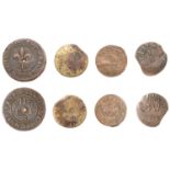 17th Century Tokens, LONDON (Metropolitan Middlesex), Gray's Inn Lane, W.M.C. at the swan...