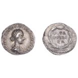 Lucilla (Augusta 161-182), Denarius, 164-80, bare-headed and draped bust right, lvcillae...