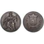 FRANCE, Tribunal de commerce de Lyon [Commercial Court of Lyon], 1884, a silver award medal...