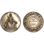 FRANCE, R&eacute;publique Fran&ccedil;aise, 1848 [struck 1881], a silver-gilt award medal after...