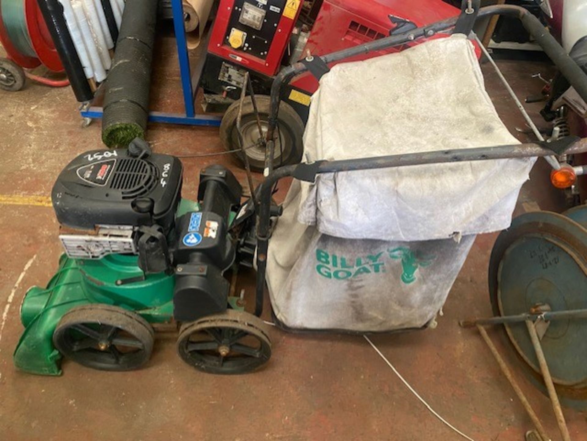 Billy Goat Vacuum starts just needs chain to move without pushing it yourself - Image 2 of 4