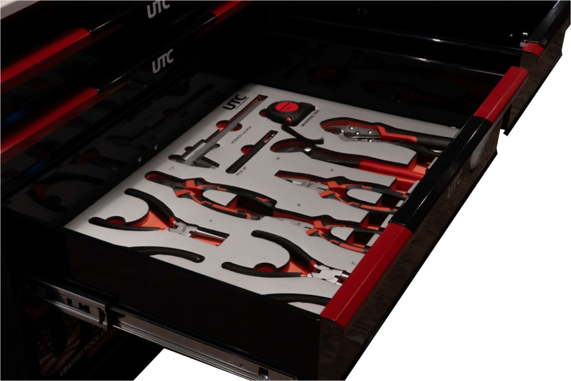 United Tool Corporation Tool Box - 13 drawer tool cabinet Model 810056-utc - Image 7 of 7