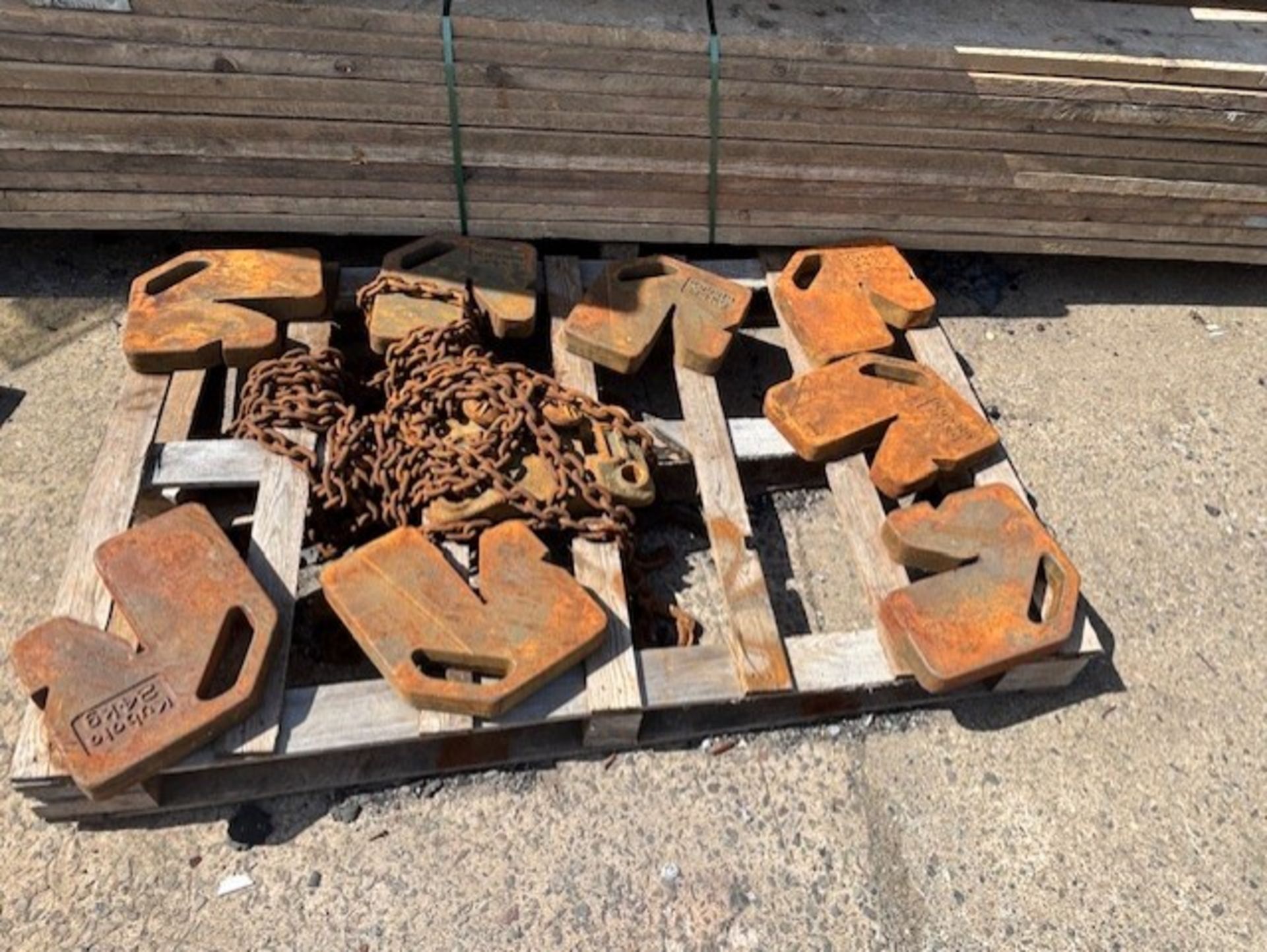 4 Legged Chains & Kubota Tractor weights
