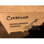 Kremer walk behind floor scrubber Still boxed never been opened this isn’t faulty at all and is from