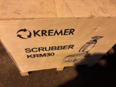 Kremer walk behind floor scrubber Still boxed never been opened this isn’t faulty at all and is from
