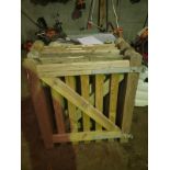 90cm wide x 97cm tall handmade wooden gate