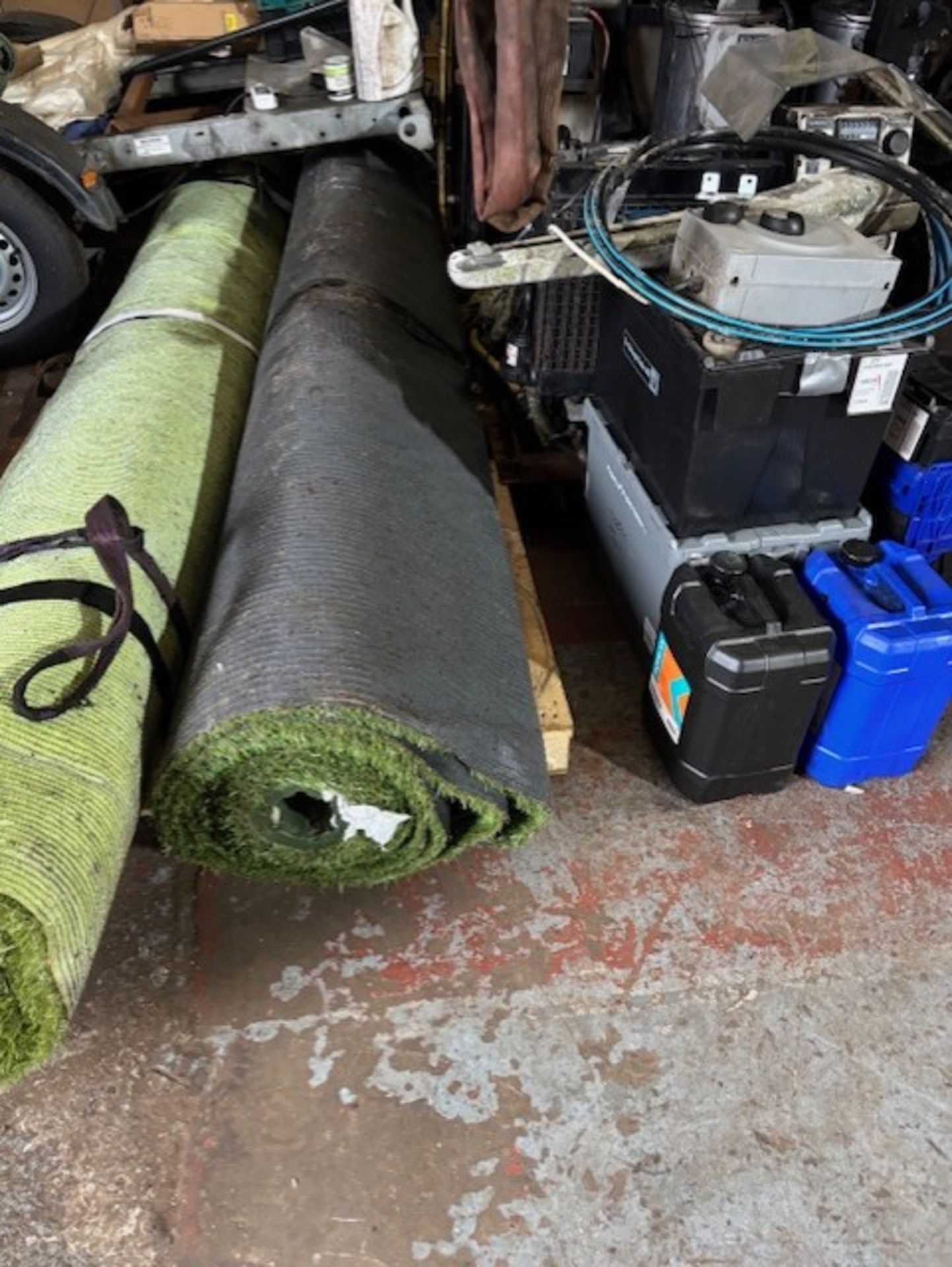 Artificial grass approx 32 metres squared of it it is Mayfair the best you can buy very good quality