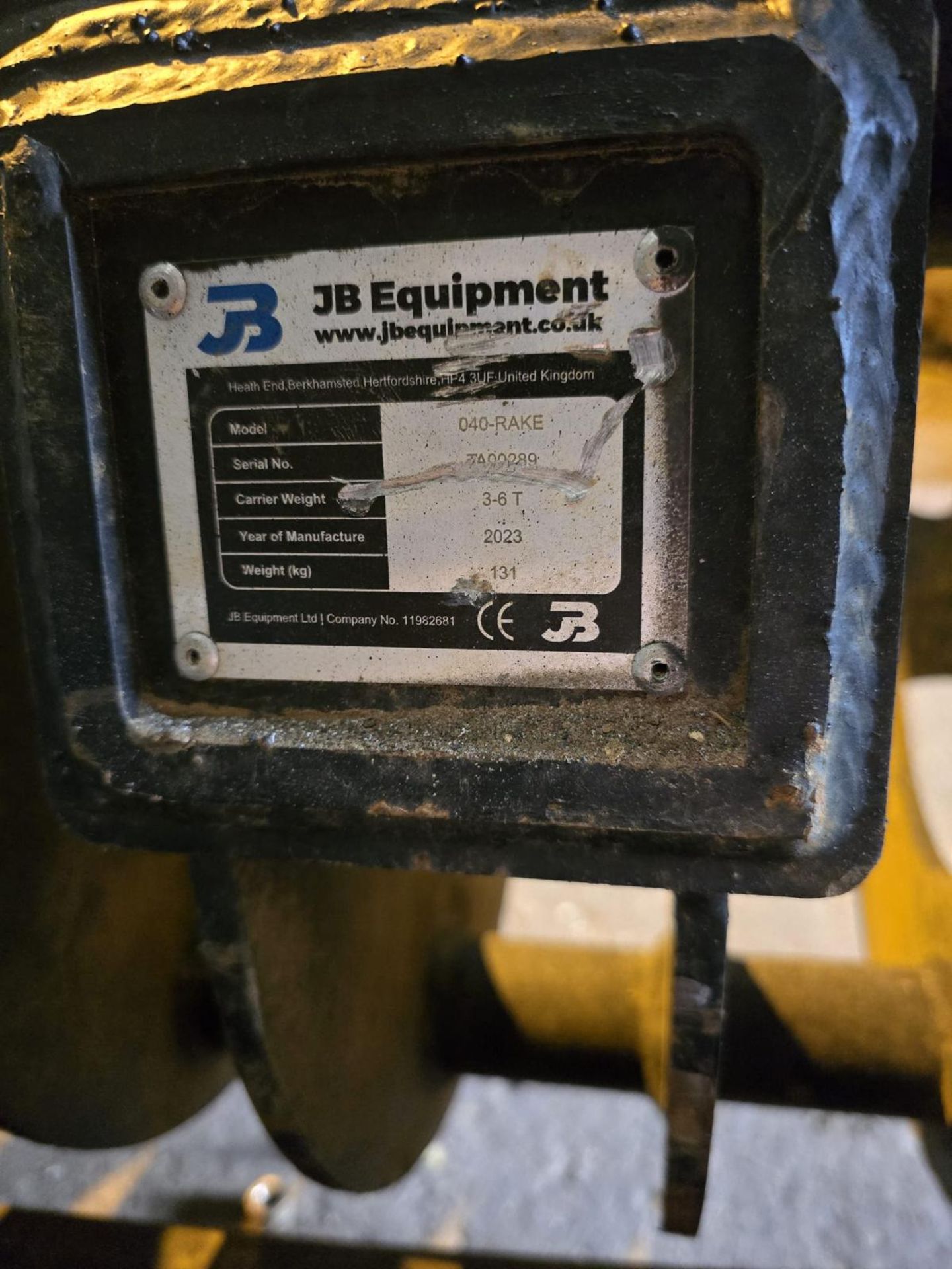 Digger Rake & Levelling bar - Image 3 of 4