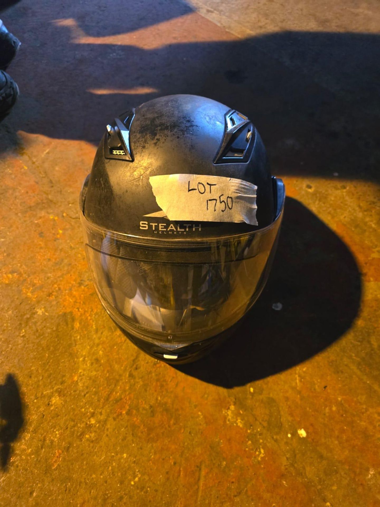 XL Stealth Motorcycle helmet