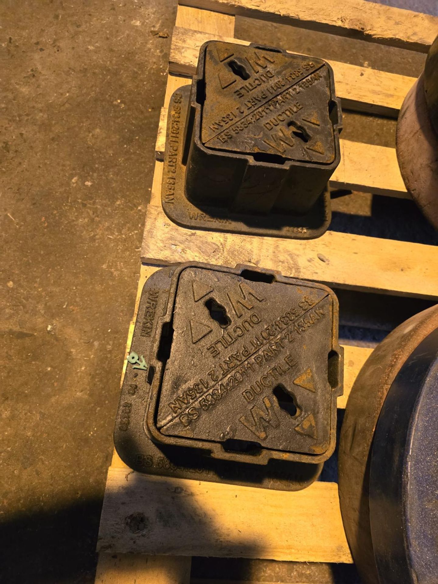 2 x Cast water Hydrant covers