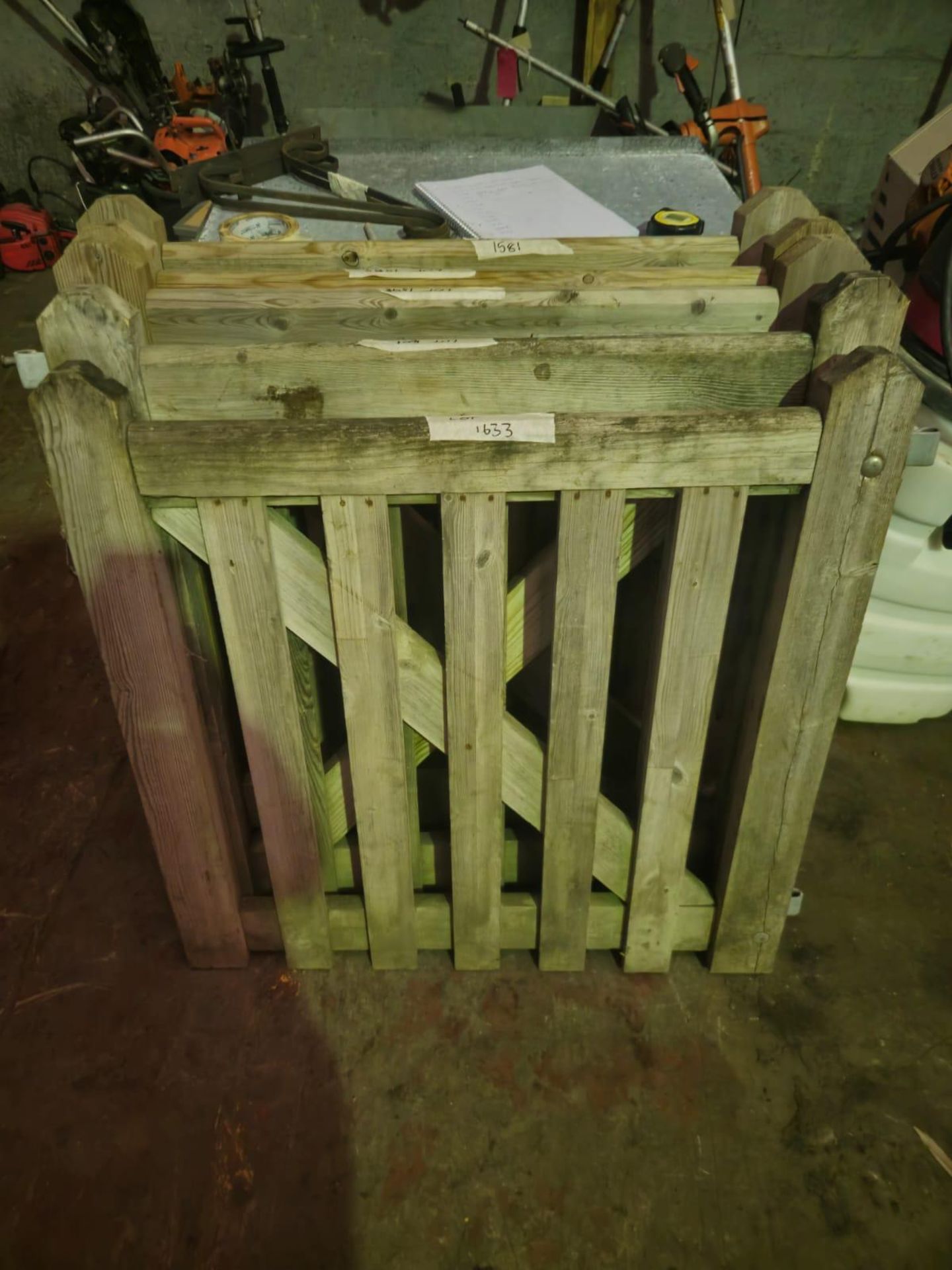 90cm wide x 97cm tall Handmade wooden gate