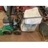 Billy Goat Vacuum starts just needs chain to move without pushing it yourself