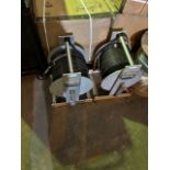 2 number airlines 1/2 inch hose both reels have 100 metres of hose on them with connectors the