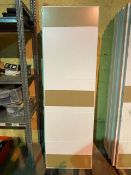 1x new internal door G4H White wood grain 1981 x 610 x 35mm