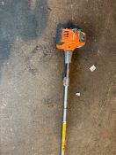 New husqvarna strimners pole saw has a strimners gearbox with it but has no head for the spool for