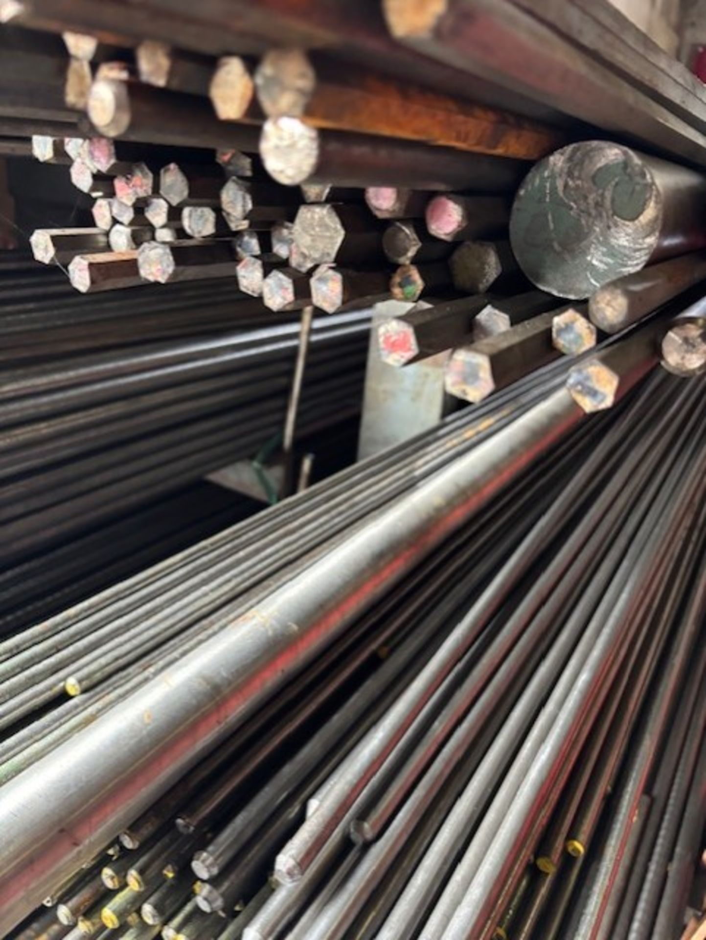 Hexagon steel bars 15 mm  wide x 3 metres long you are bidding for 10 lengths 30 metres - Image 2 of 2