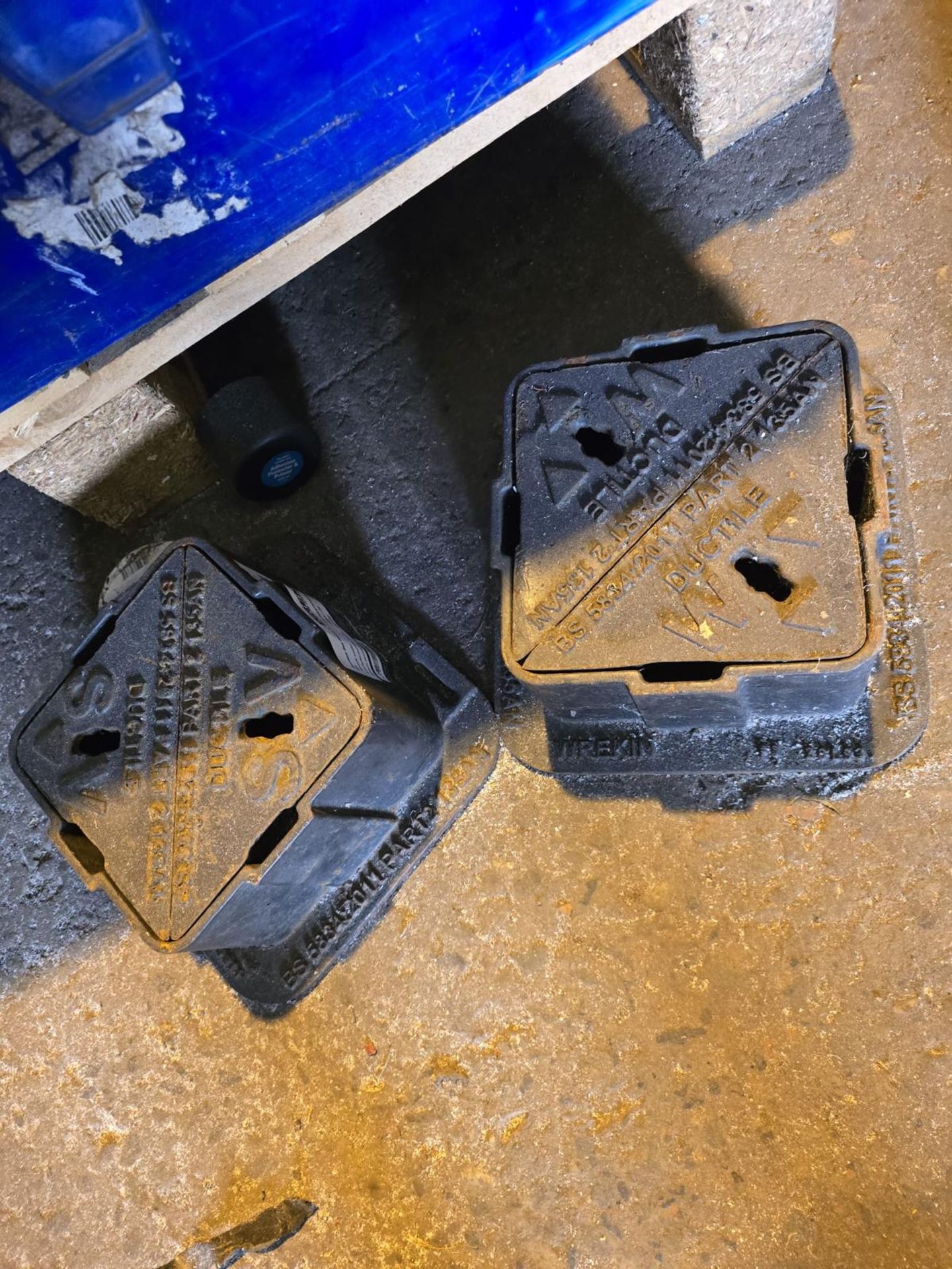 2 x Cast water Hydrant covers