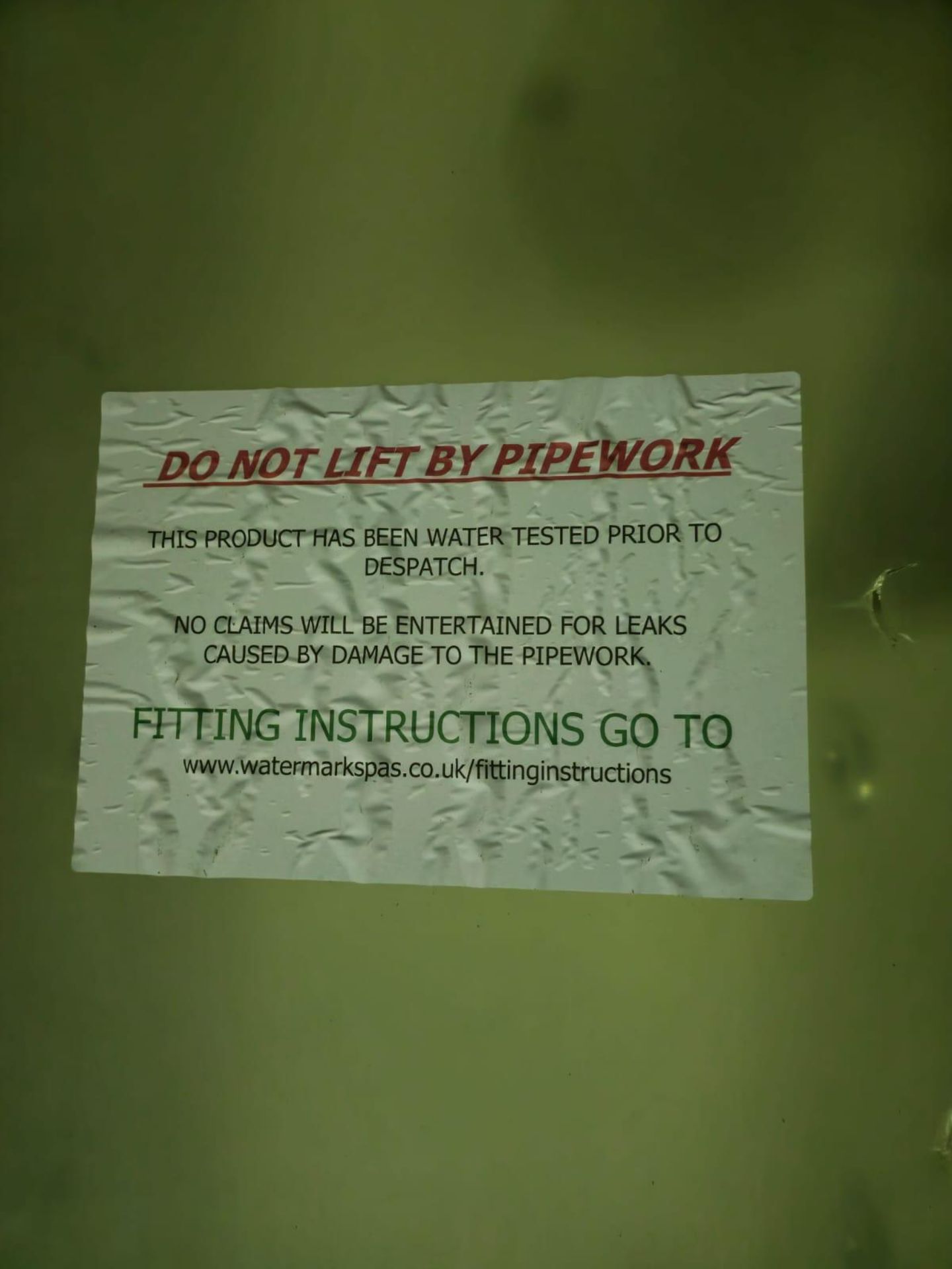 New bath tub with jets, motor & sides - Image 2 of 4