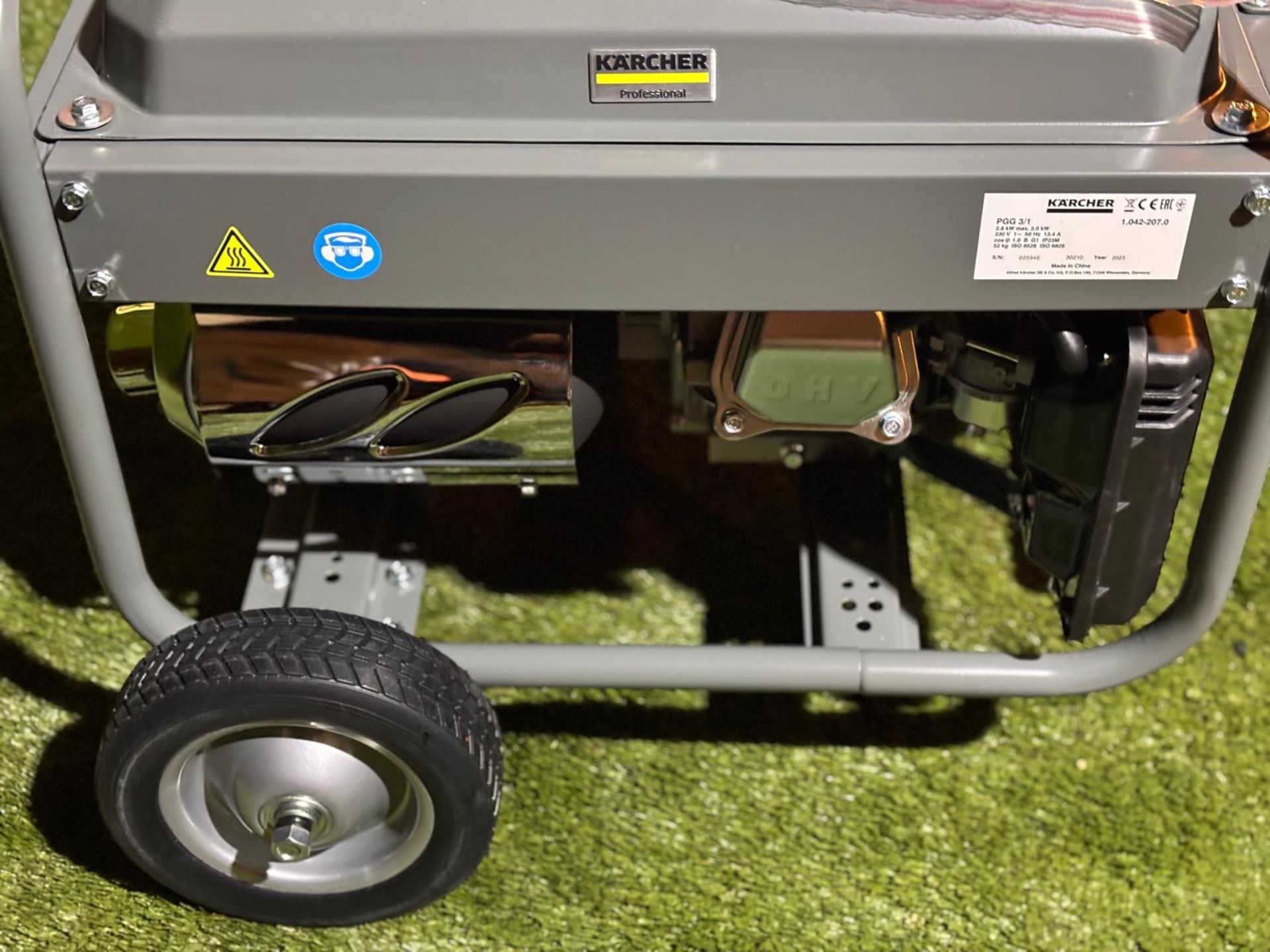 Karcher generators pgg 3/1 3kw all brand new electric start all from factory these are not rejects - Image 12 of 12