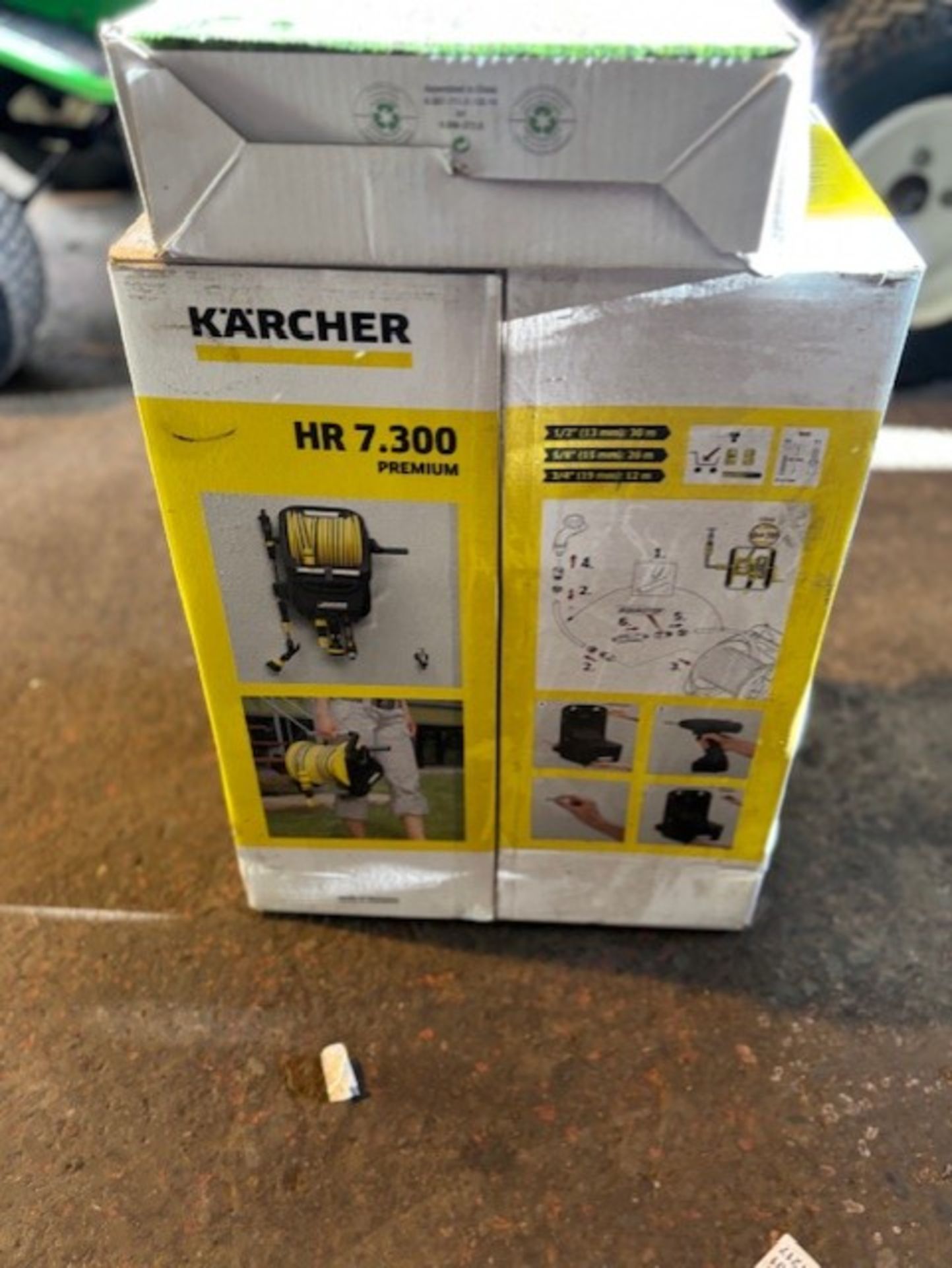 Karcher hose reel and a karcher hose pipe set up on the wall and reel in and out keep your hose pipe - Image 2 of 5