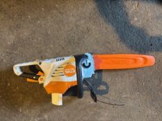 Stihl MSA 200 chainsaw brand new just comes as the body there is no battery or charger with this