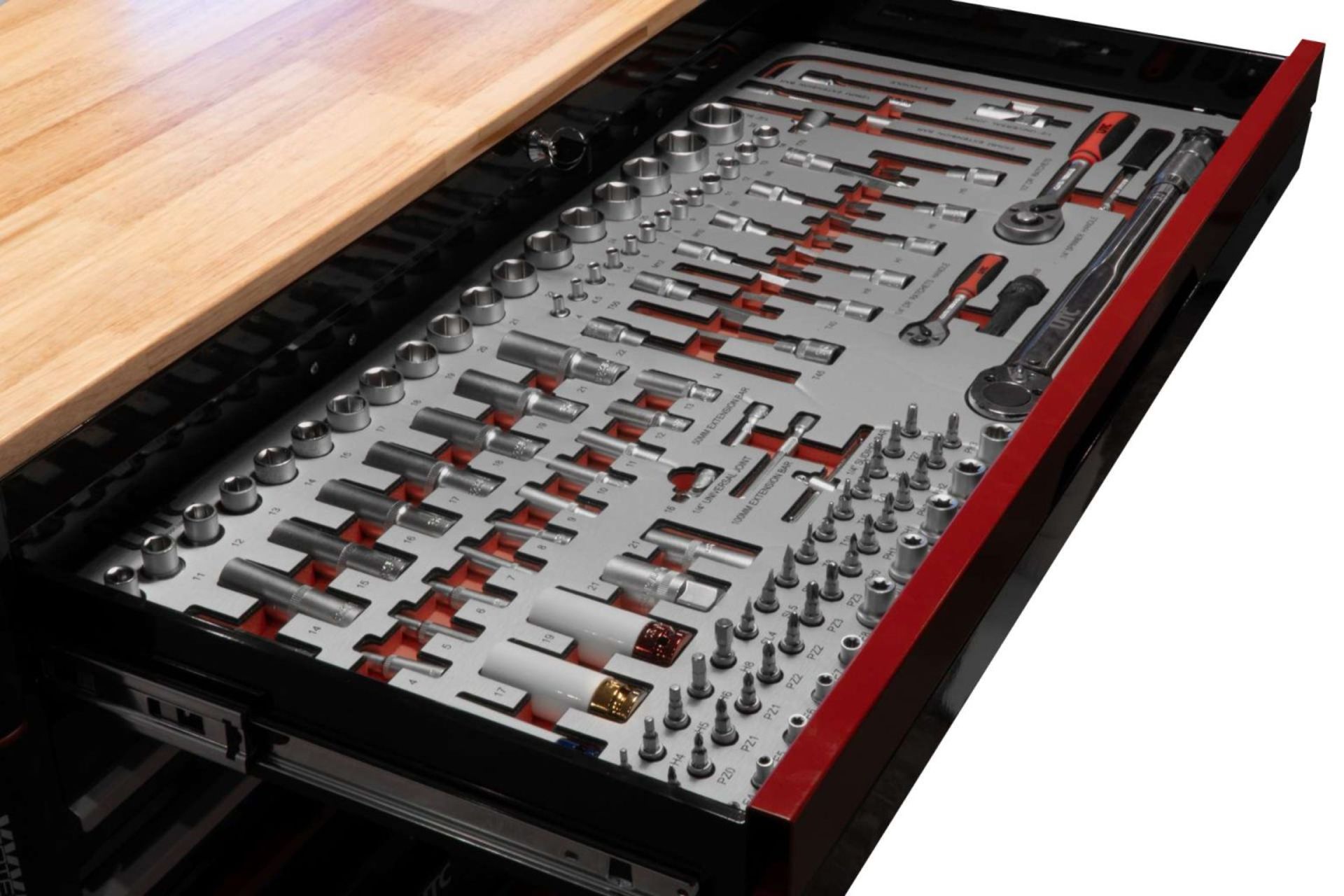 United Tool Corporation Tool Box - 13 drawer tool cabinet Model 810056-utc - Image 2 of 7
