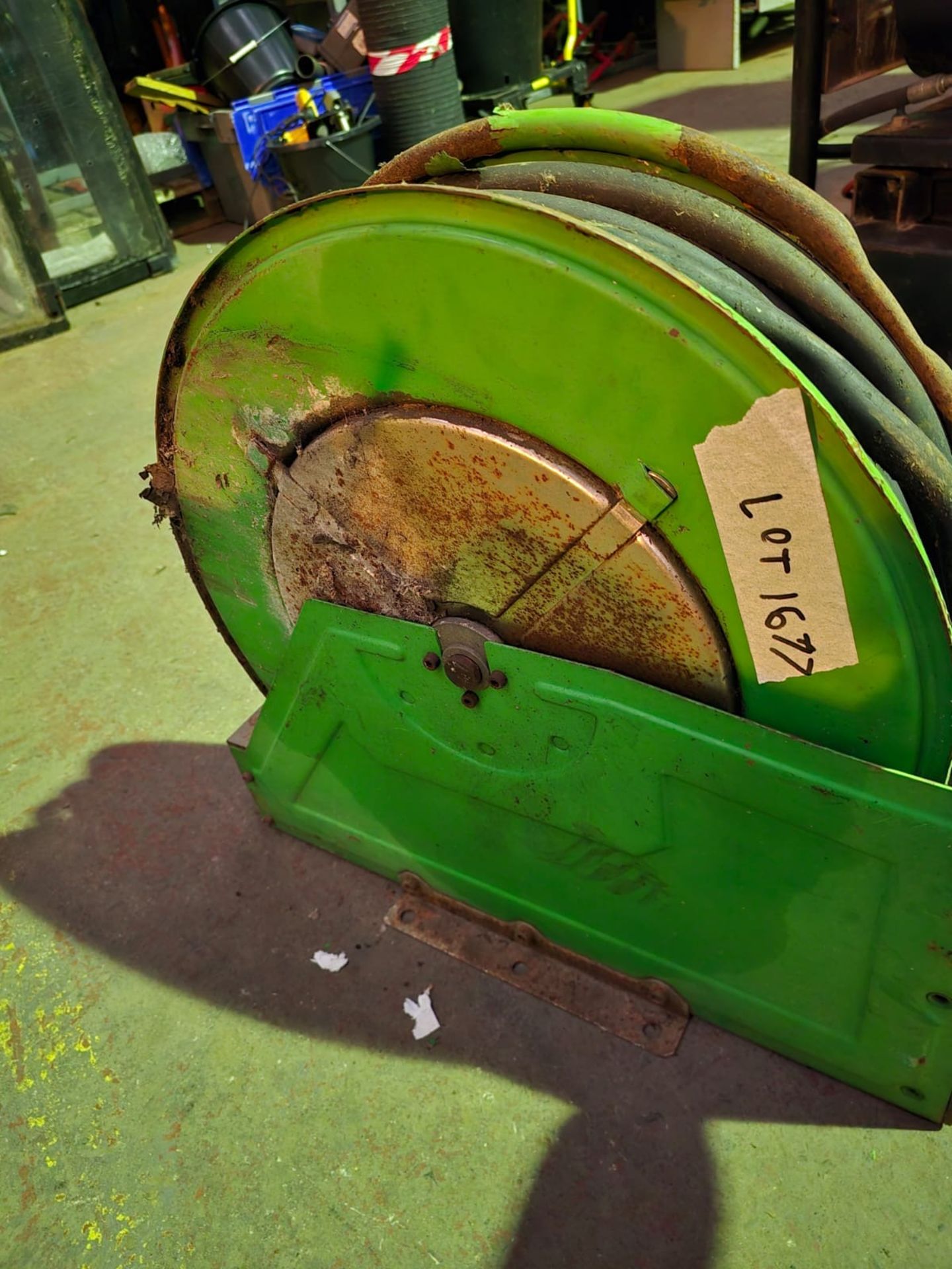 Hose Reel with hose - Image 2 of 2