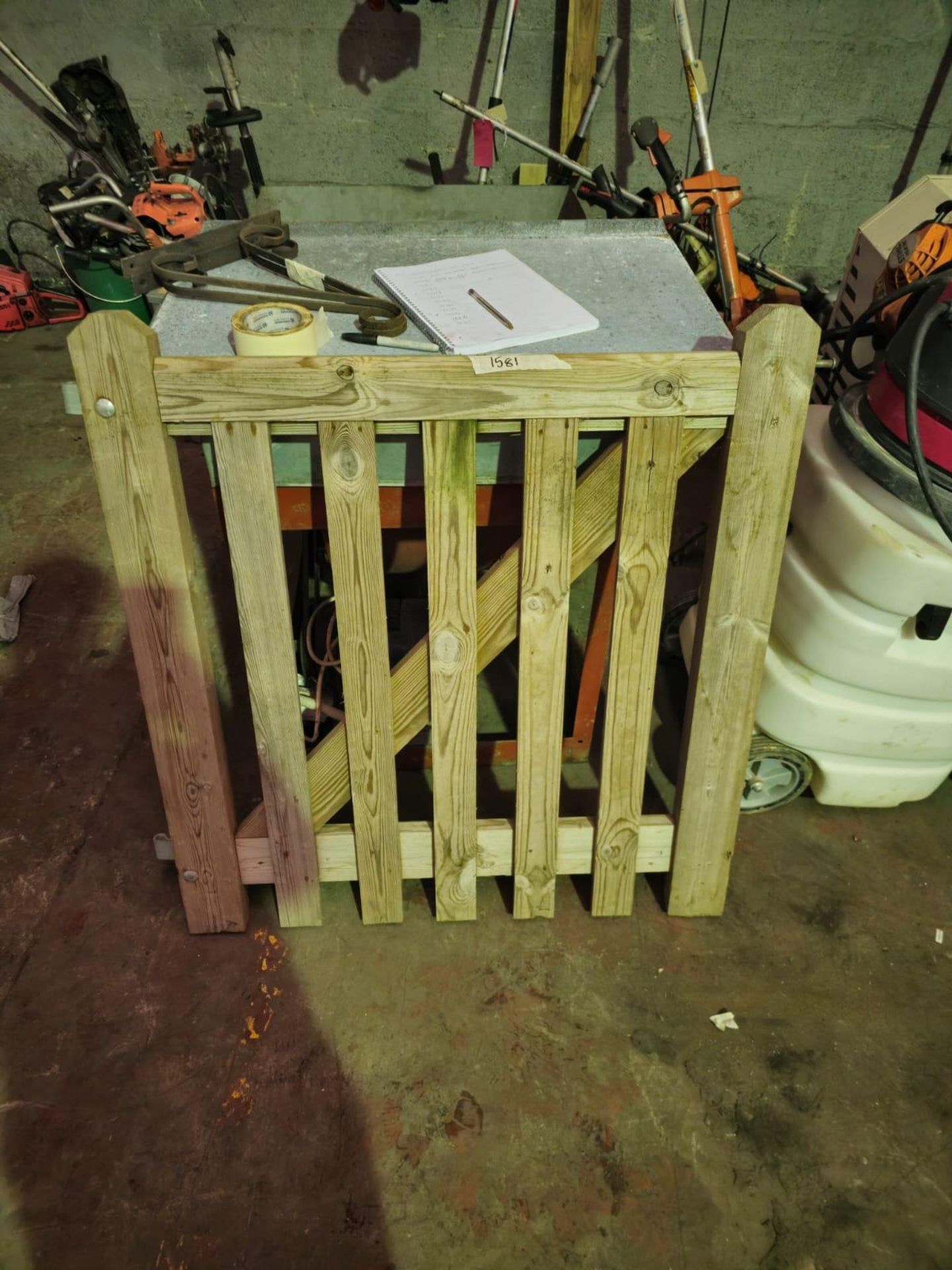 90cm wide x 97cm tall Handmade wooden gate