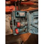 Makita drill boxes charger and battery