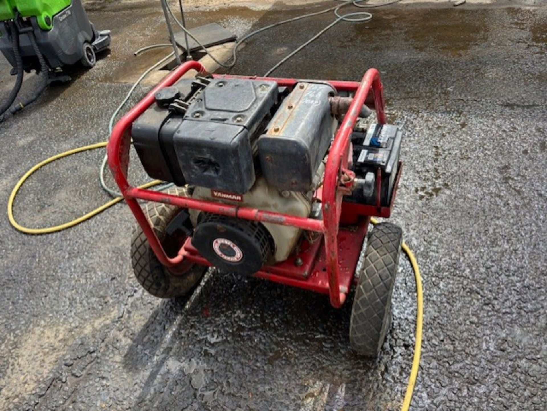 Demon pressure washer with yanmar engine , runner