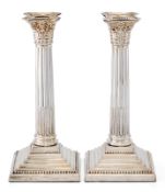 Paar Leuchter, viktorianisch, London 1898.