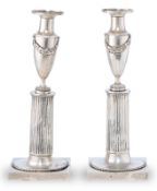 Paar gr. Leuchter, Augsburg wohl 1833.
