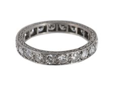 A DIAMOND ETERNITY RING