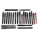 A COLLECTION OF ASSORTED PENS AND PENCILS