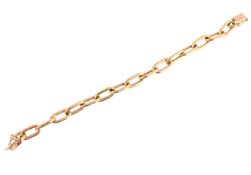 A FANCY LINK BRACELET