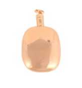 A SMALL PERFUME BOTTLE PENDANT