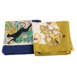 HERMÈS, FERRONNERIE, A SILK SCARF