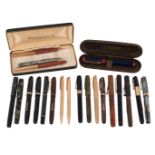 A COLLECTION OF WATERMAN PENS