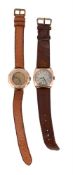 TWO 9 CARAT GOLD WRISTWATCHES