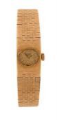 INTERNATIONAL WATCH CO., A LADY'S GOLD BRACELET WATCH