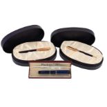 PARKER, SONNET ACCESSION, THE QUEEN'S GOLDEN JUBILEE, A FOUNTAIN PEN AND BALLPOINT PEN