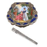 TWO SMALL SILVER ITEMS