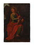 FOLLOWER OF GUIDO RENI (17TH CENTURY), SAINT JOHN IN THE EVANGELIST IN ECSTASY