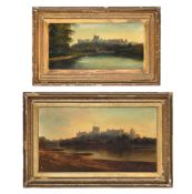 ENGLISH SCHOOL (LATE 19TH CENTURY), TWO VIEWS OF WINDSOR CASTLE